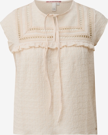 QS Blusentop in Beige: Vorderseite