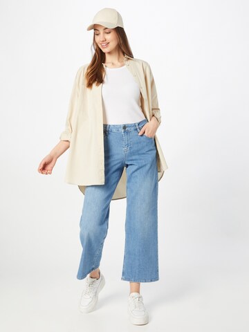 PULZ Jeans Wide leg Jeans 'EMMA' in Blauw