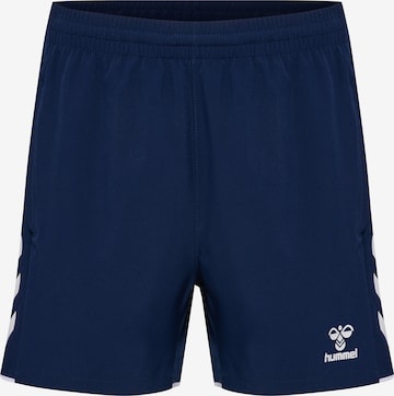 Regular Pantalon de sport 'Core 2.0' Hummel en bleu : devant