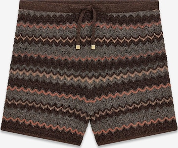 MARCIANO LOS ANGELES Regular Pants in Brown: front