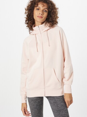 Champion Authentic Athletic Apparel Sweatvest in Roze: voorkant