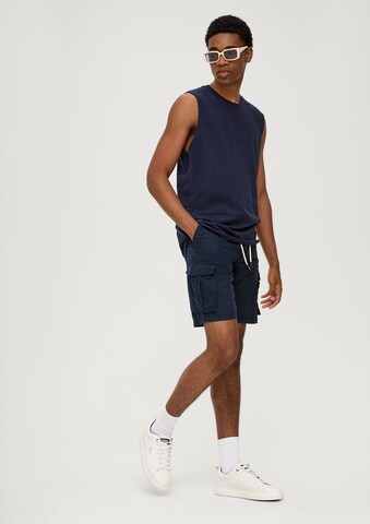 QS Regular Shorts in Blau