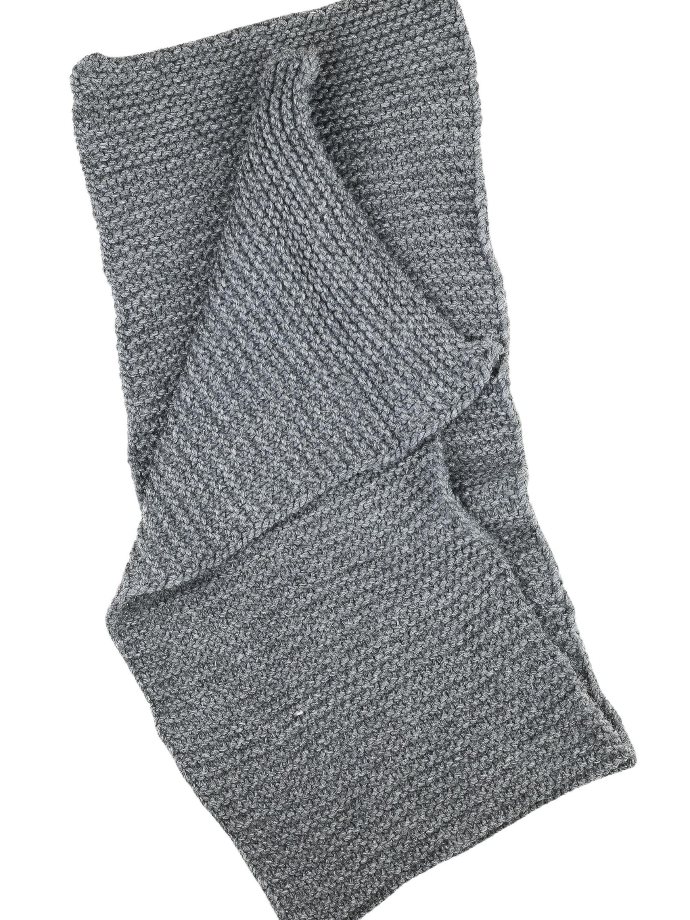 COLLEZIONE ALESSANDRO Scarf 'Strick-It' in Grey