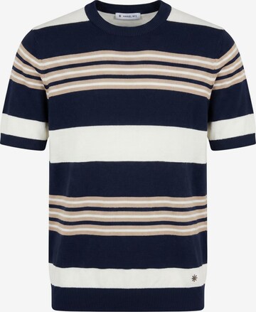 Pull-over Manuel Ritz en bleu : devant
