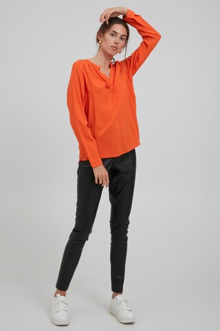 ICHI Bluse in Orange