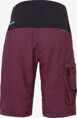 VAUDE Regular Outdoorbroek 'Qimsa' in Rood