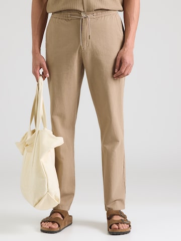 No Excess Regular Broek in Bruin: voorkant