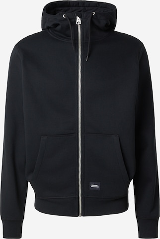 Veste de survêtement Vintage Industries en noir : devant