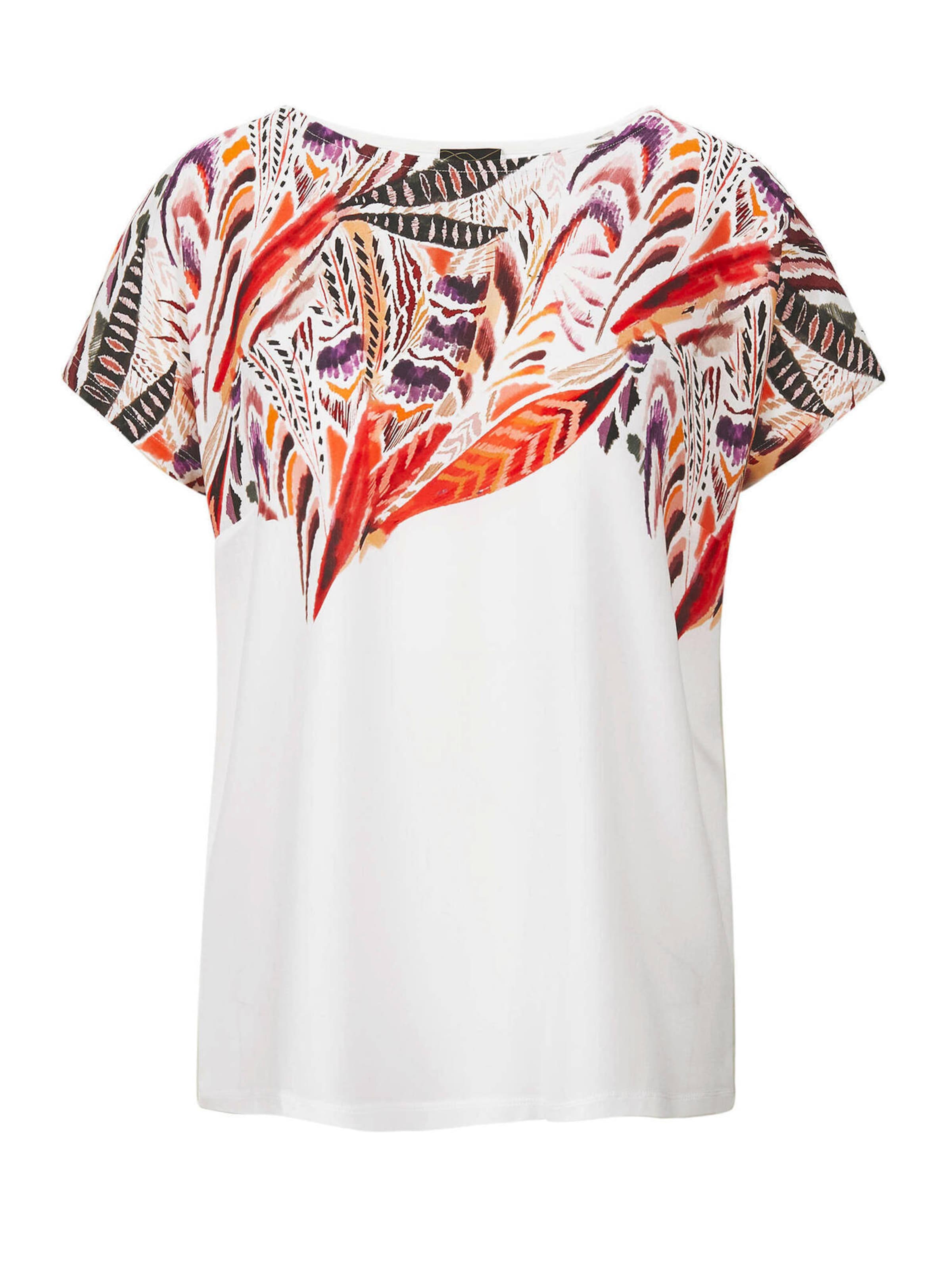 Goldner Shirt in Weiß: Vorderseite