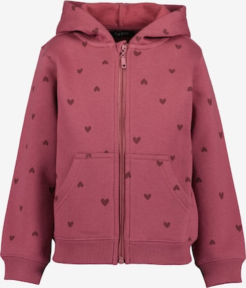 BLUE SEVEN - Sudadera con cremallera en rojo: frente
