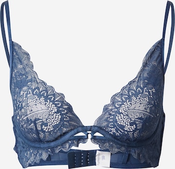 Hunkemöller Kolmio Rintaliivi 'Josefina' värissä sininen: etupuoli