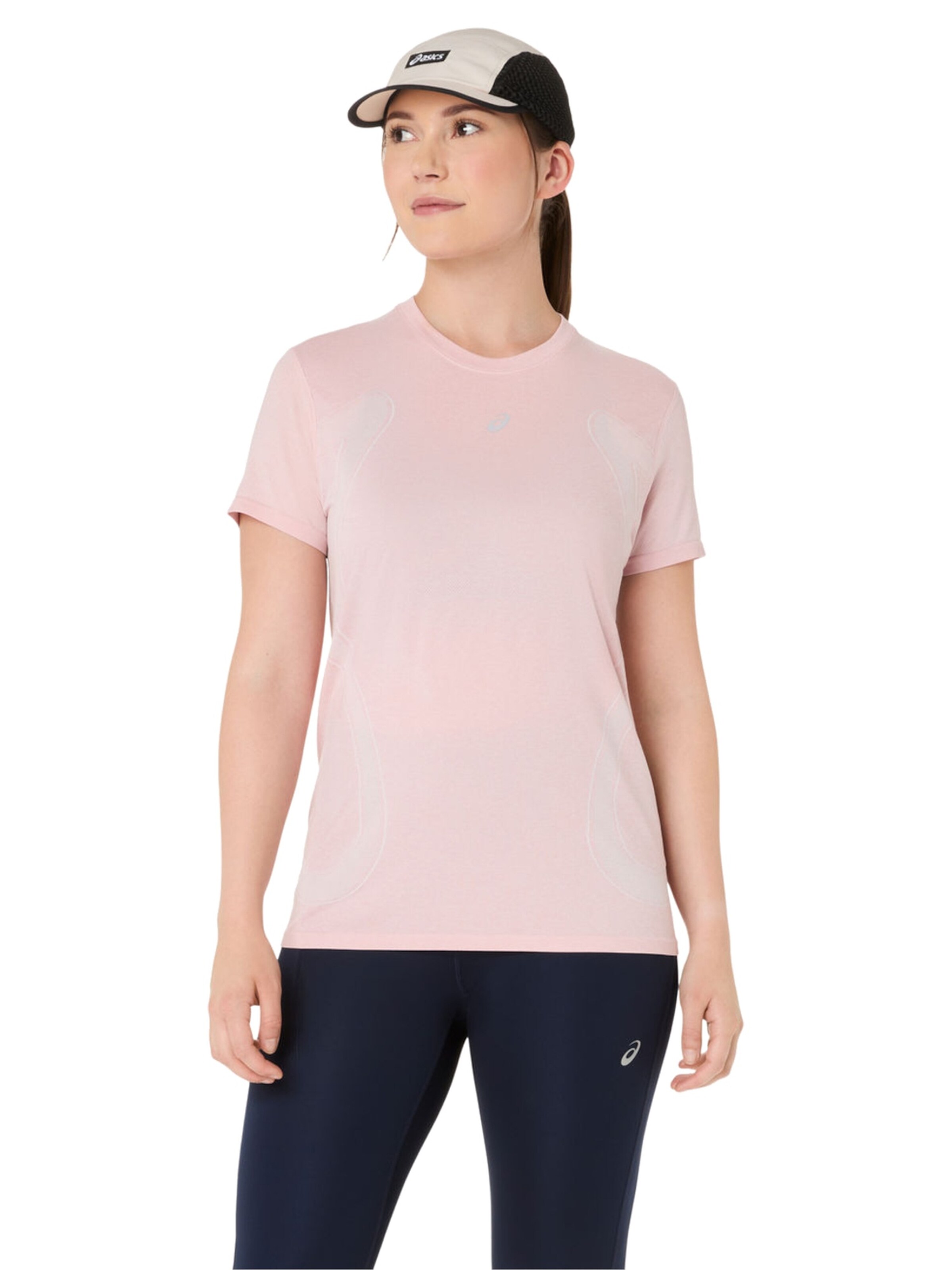 ASICS Shirt 'ASICS Road Seamless SS Top' in Pink: front