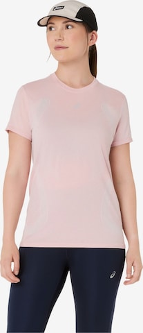 ASICS Performance shirt 'ROAD' in Pink: front