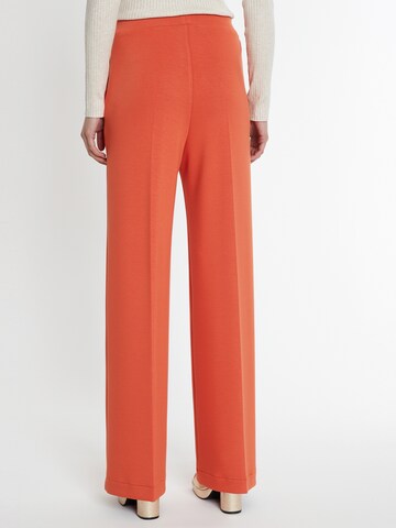 Ana Alcazar Regular Trousers 'Sefara' in Orange
