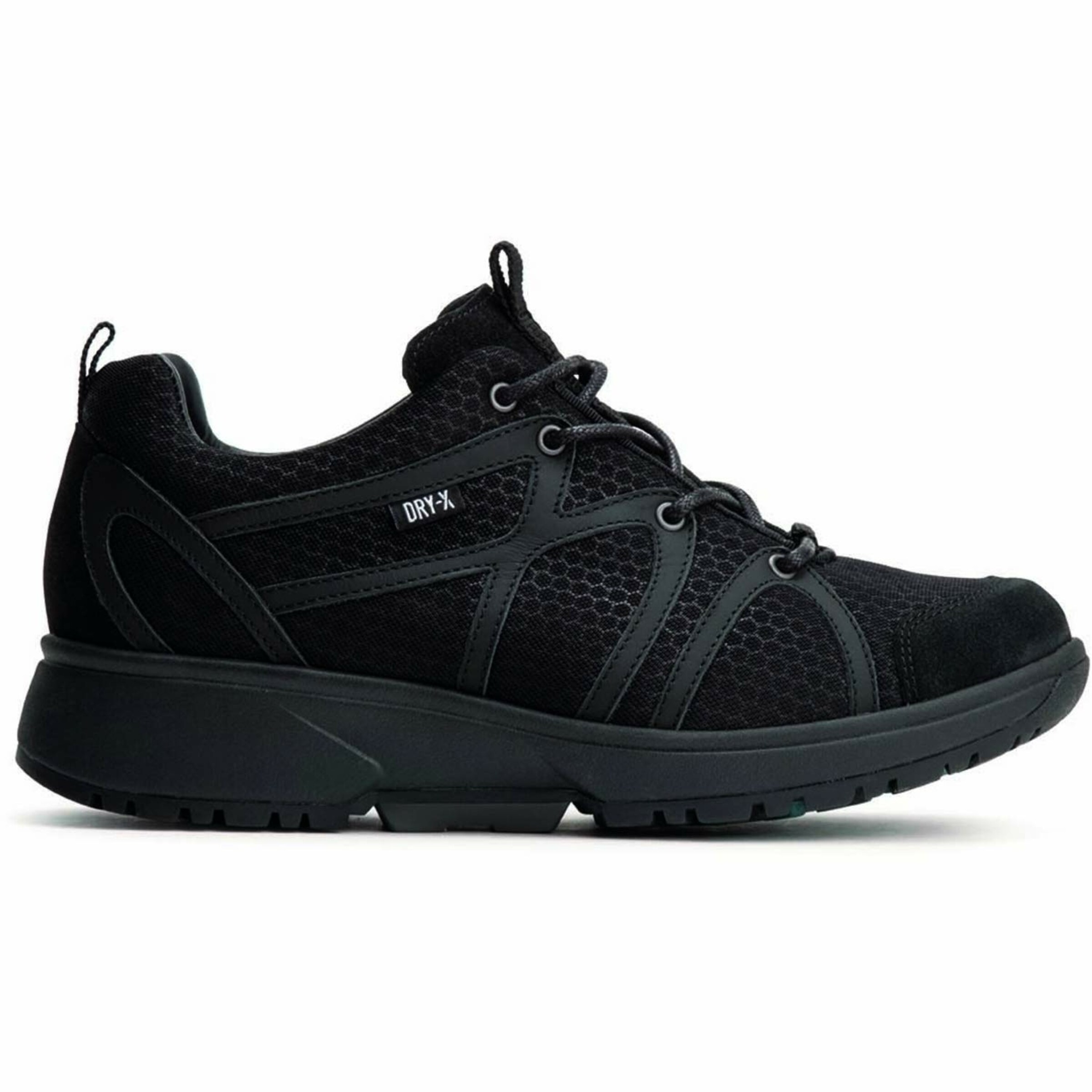 Xsensible Platform trainers in Black: front