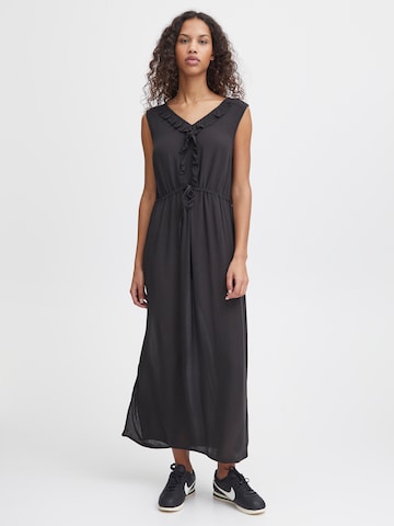 ICHI Summer Dress 'MARRAKECH' in Black: front