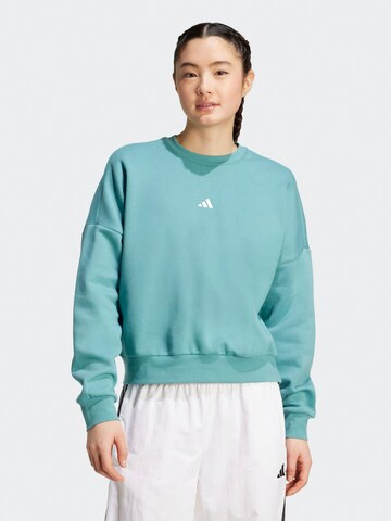 ADIDAS SPORTSWEAR Αθλητική μπλούζα φούτερ σε πράσινο: μπροστά