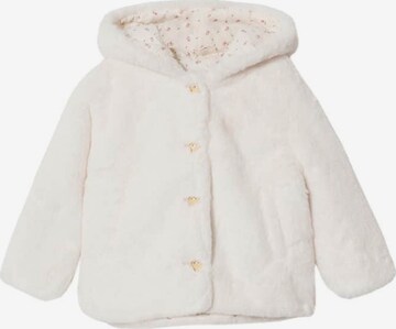 MANGO KIDS Coat 'Bear' in White: front