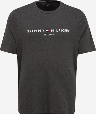 Tommy Hilfiger Big & Tall T-Shirt en bleu nuit / graphite / rouge / blanc, Vue avec produit