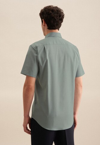 SEIDENSTICKER Regular fit Business shirt 'Smart Essentials' in Green