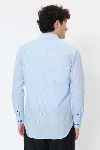 Matinique Regular fit Button Up Shirt 'Marc' in Blue