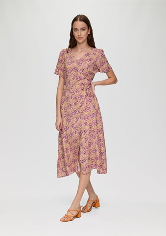 Robe QS en mélange de couleurs : devant