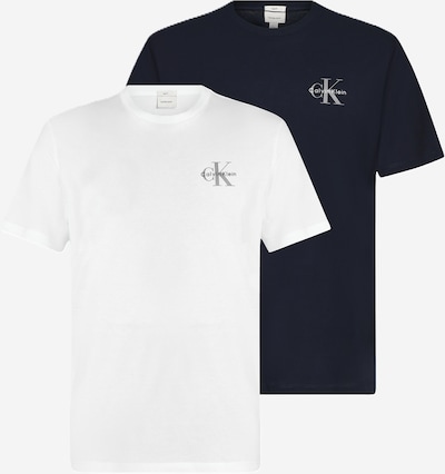 Calvin Klein Jeans T-Shirt 'CLASSIC' en XXS en noir / blanc, Vue avec produit