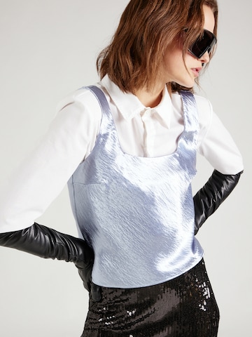 TOPSHOP Blouse in Silver