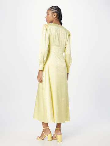 Olivia Rubin Košilové šaty 'DAHLIA' – žlutá