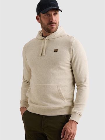 PME Legend Bluzka sportowa 'Hoodie with rubber badge and kangaroo pocket' w kolorze biały