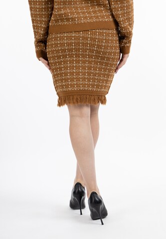 faina Skirt in Brown