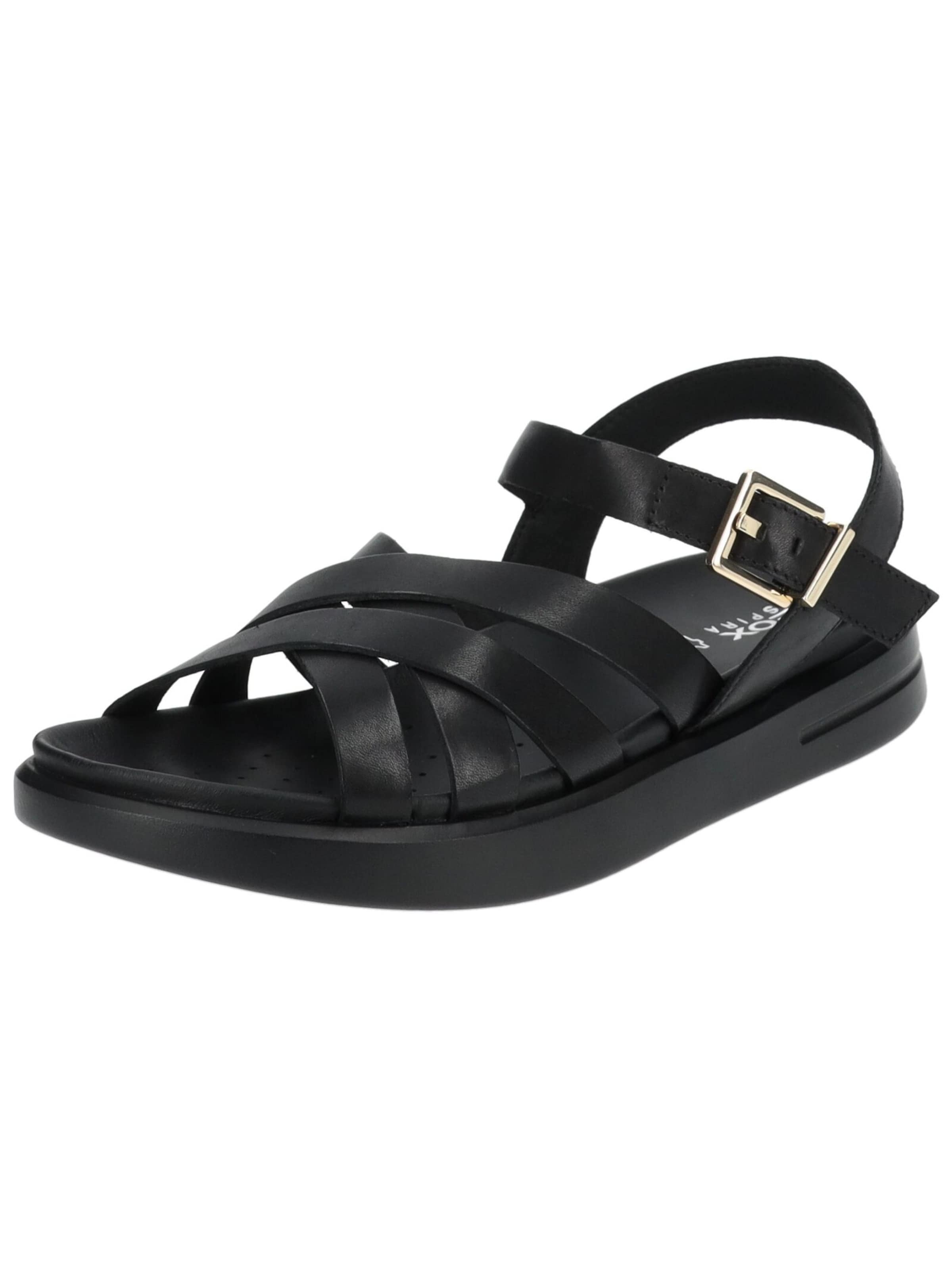 GEOX Sandalen met riem 'Xand 2S' in Zwart: voorkant