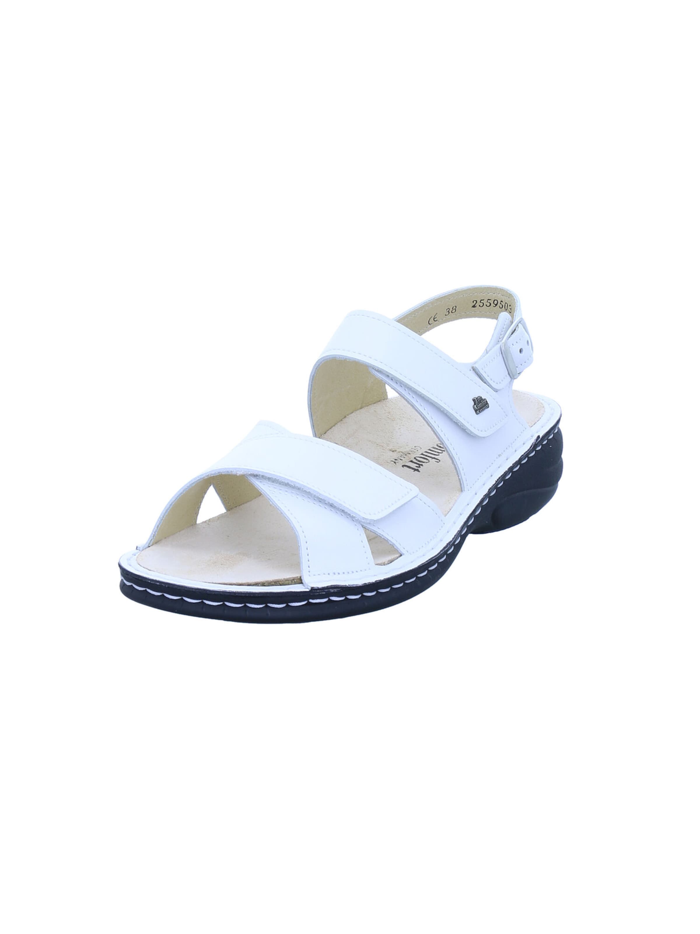 Finn Comfort Strap sandal 'Linosa' in White: front