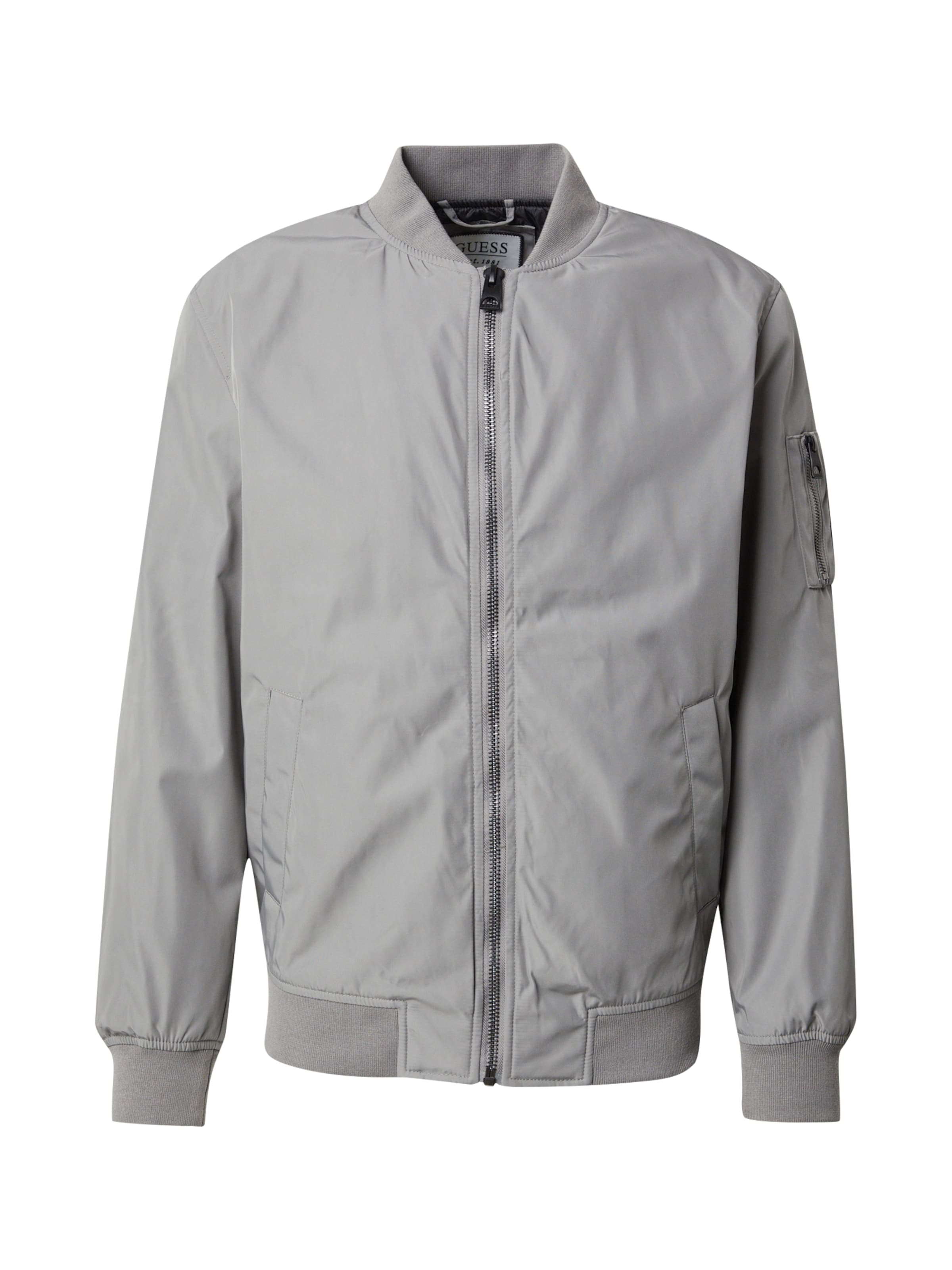 GUESS Tussenjas in Grijs: voorkant