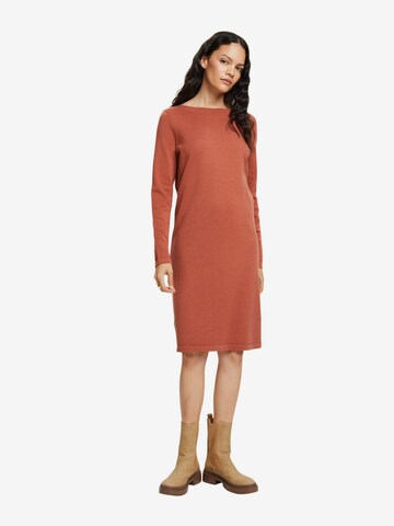 ESPRIT Knitted dress in Orange