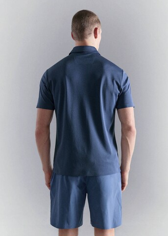 MANGO MAN Poloshirt 'Palamos' in Blau