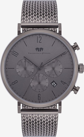 Rhodenwald & Söhne Analog Watch in Grey: front