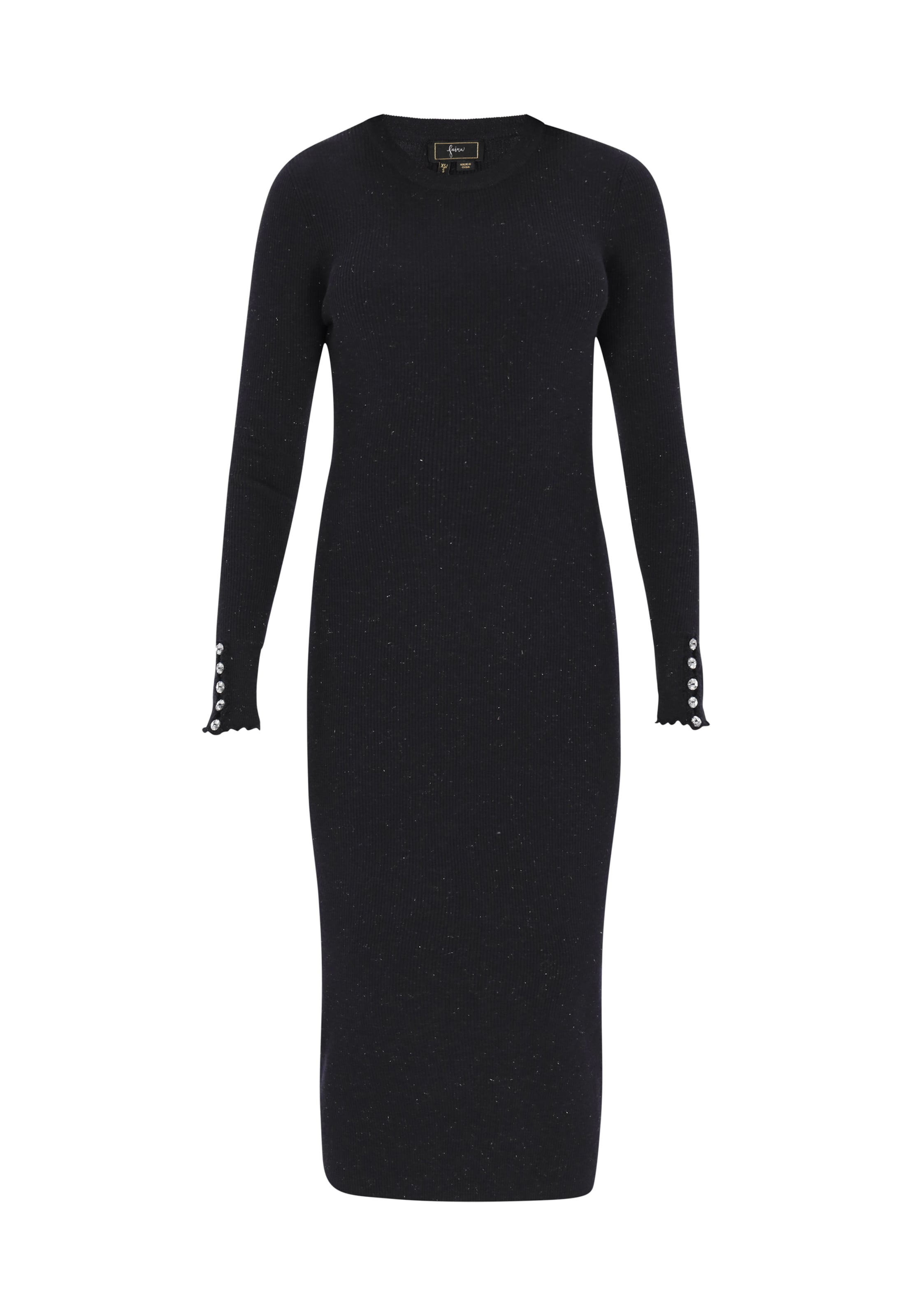 faina Klänning i svart: framsida