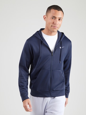 Veste de survêtement 'FLEX' NIKE en bleu : devant