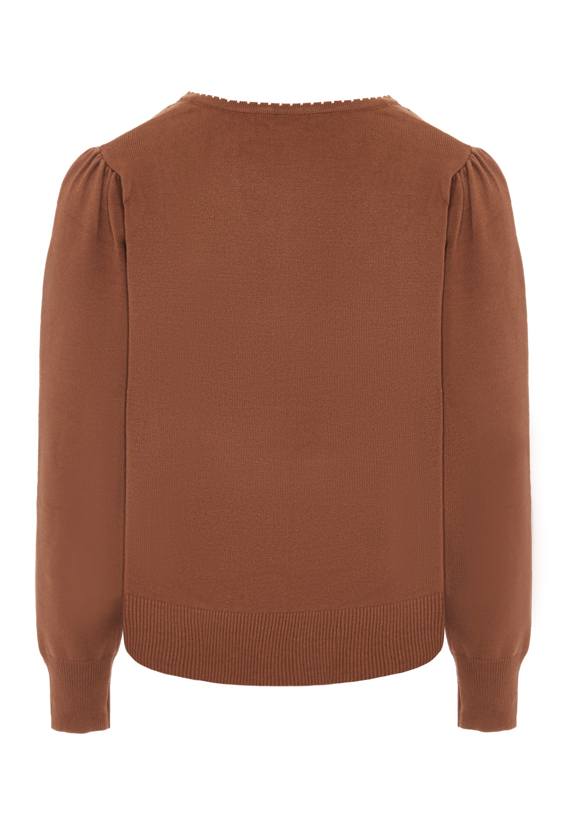 NAEMI Strickjacke in Braun