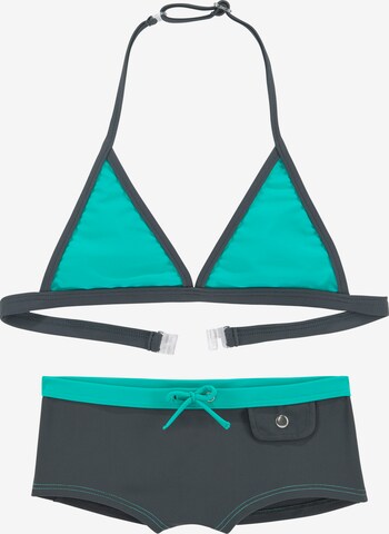 BUFFALO Triangel Bikini in Blau: predná strana