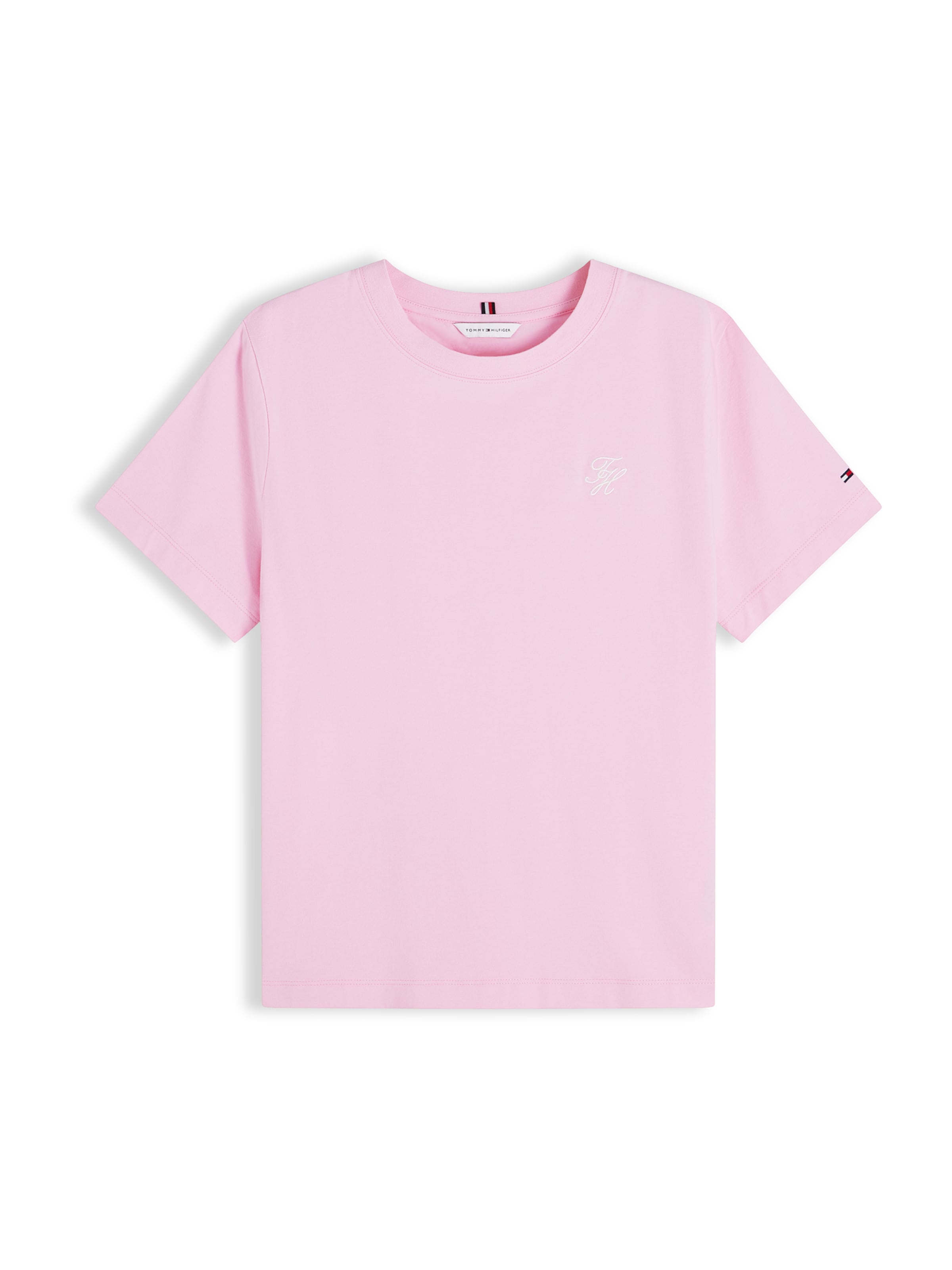 Maglietta di TOMMY HILFIGER in rosa: frontale