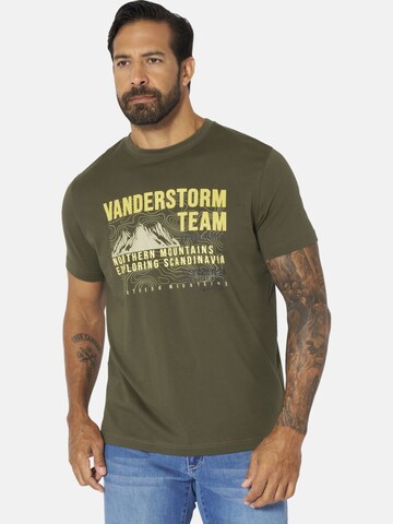 Jan Vanderstorm Shirt ' Balvar ' in Green: front