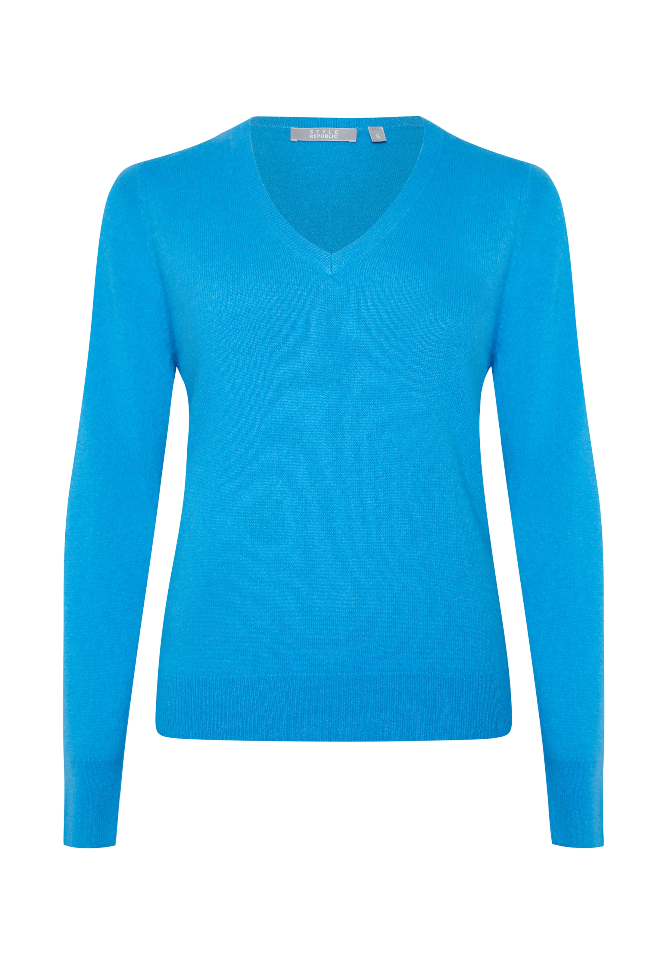 Style Republic Kaschmir Pullover in blau, Produktansicht