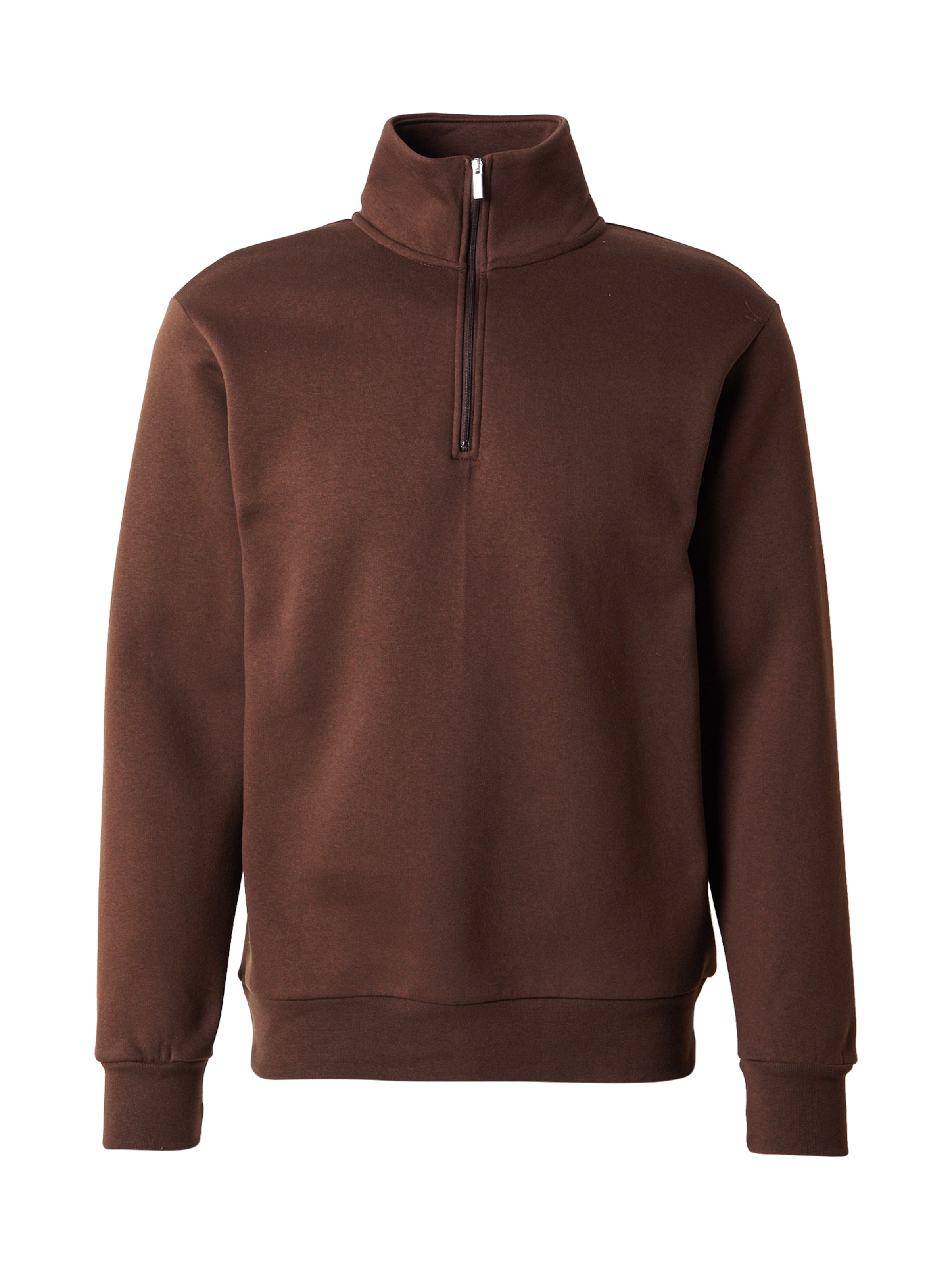 SELECTED Sweatshirt 'SLHDAN' in Brown: front