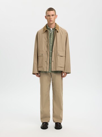 SELECTED - Slimfit Pantalón chino '220' en marrón