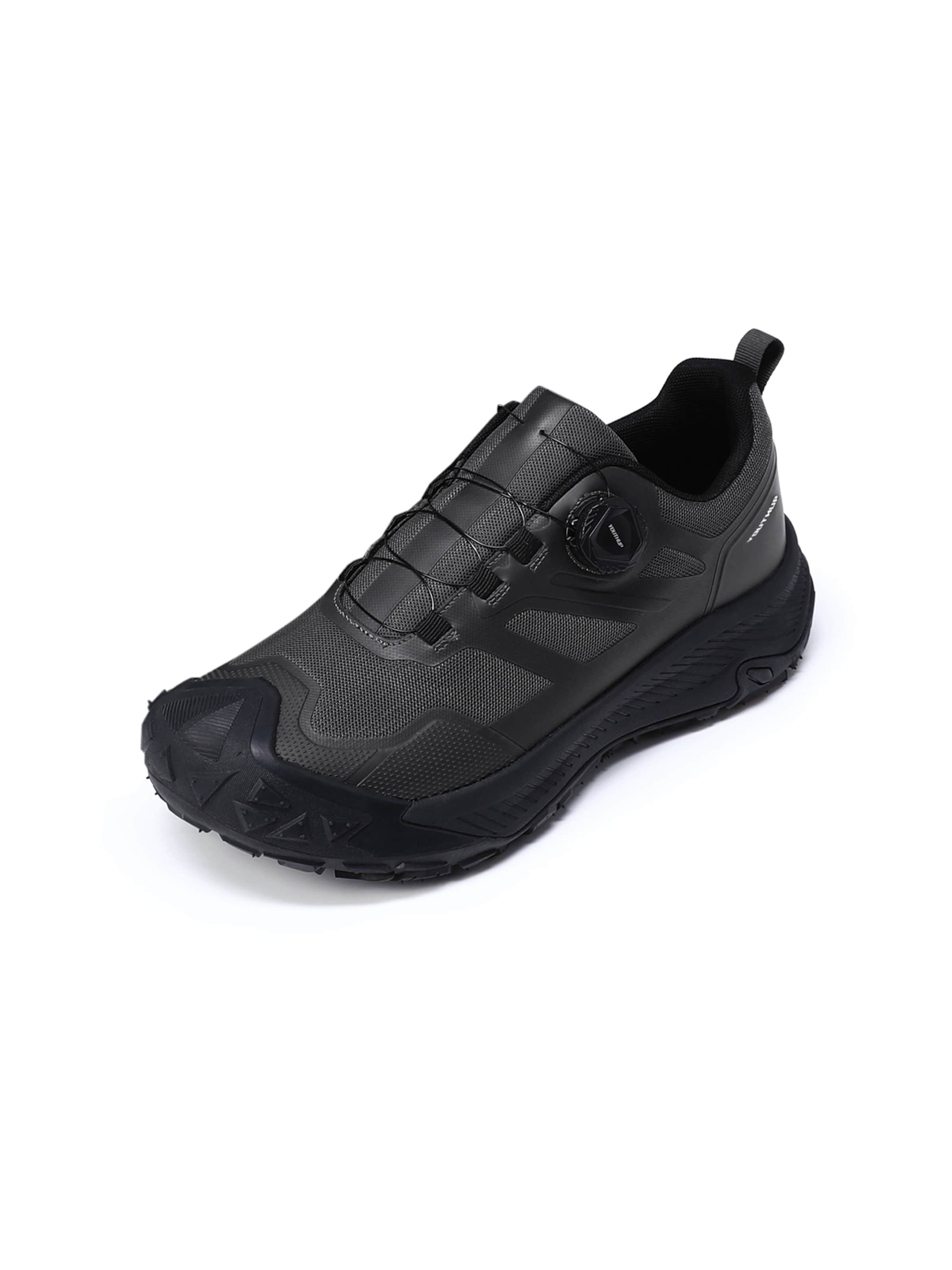 YOUTHUP Athletic Shoes 'Trockenbahn' in Black: front
