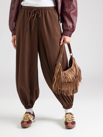 JDY Tapered Hose 'JDYPaloma' in Braun: Vorderseite