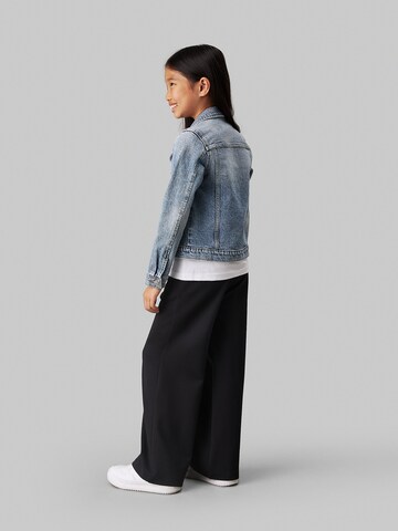 Calvin Klein Jeans Wide leg Broek in Zwart