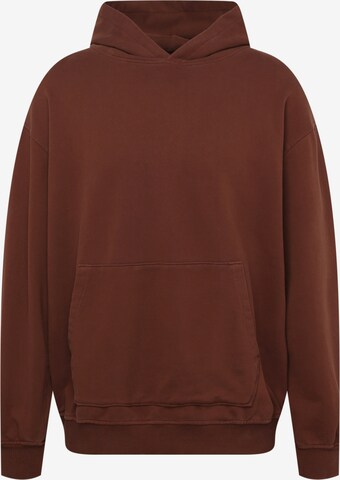 Sinned x ABOUT YOU Sweatshirt 'Timo' in Brown: front